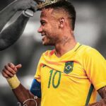 Neymar Jr Football Poster