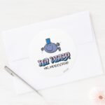 No Way Classic Round Sticker