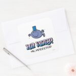 No Way Square Sticker