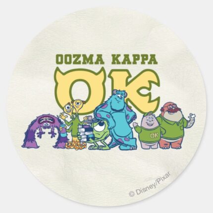 OK OOZMA KAPPA 1 CLASSIC ROUND STICKER