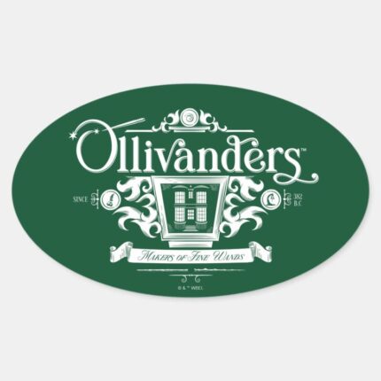 OLIVANDERS™ Makers Of Fine Wands Oval Sticker