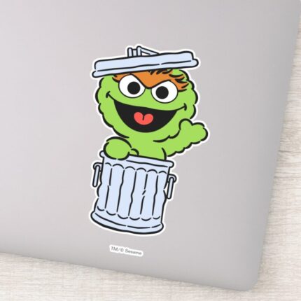 O Is For Oscar The Grouch Add Your Name Sticker