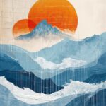 Oceanic Sun Poster