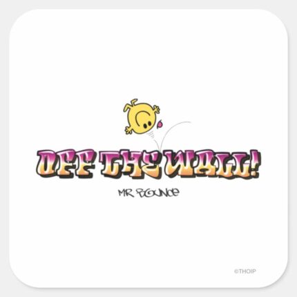 Off The Wall Square Sticker