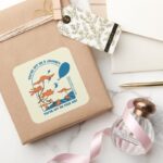 Oh The Places Youll Go Off On A Journey Square Sticker