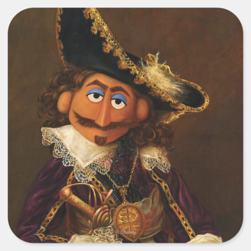 Oil Painting Square Sticker Oil Painting Square Sticker