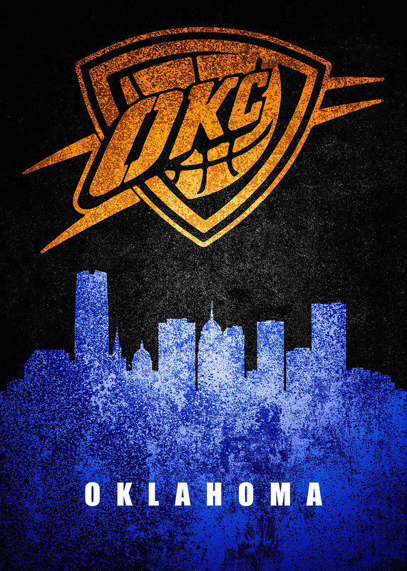 Oklahoma City Skyline Poster
