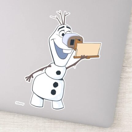 Olaf With Viewfinder Nose Sticker