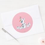 Olaf Gift Of Love Classic Round Sticker