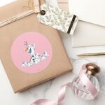 Olaf Gift Of Love Classic Round Sticker