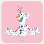Olaf Gift Of Love Square Sticker