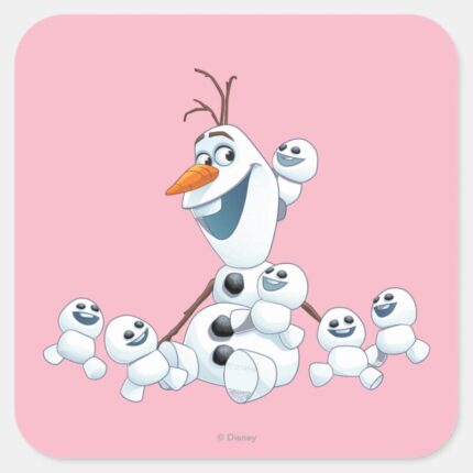 Olaf Gift Of Love Square Sticker