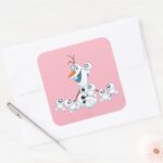Olaf Gift Of Love Square Sticker