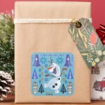 Olaf Snow Magic Square Sticker