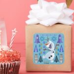 Olaf Snow Magic Square Sticker