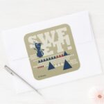 Olaf Sweet Square Sticker