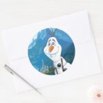 Olaf Today Will Be Perfect Classic Round Sticker