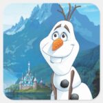 Olaf Today Will Be Perfect Square Sticker