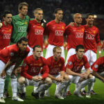 Old Team Manchester United Football Poster