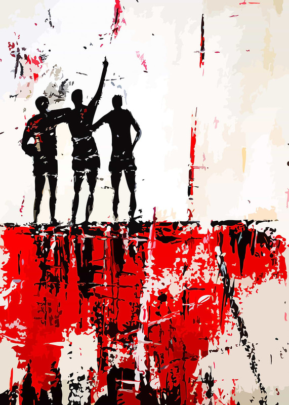 Old Trafford Football Poster