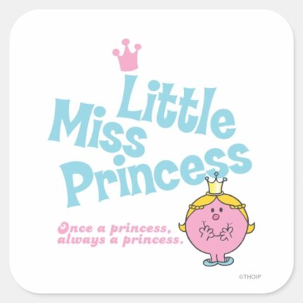 Once A Princess Square Sticker