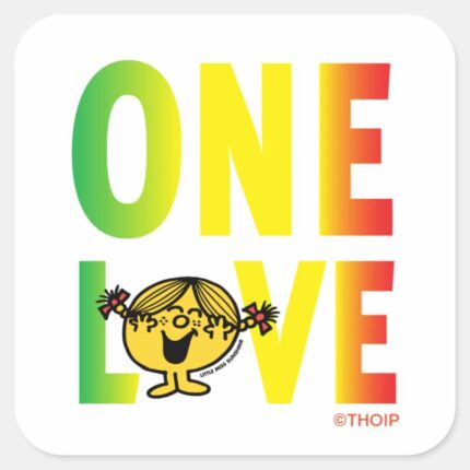 One Love Square Sticker