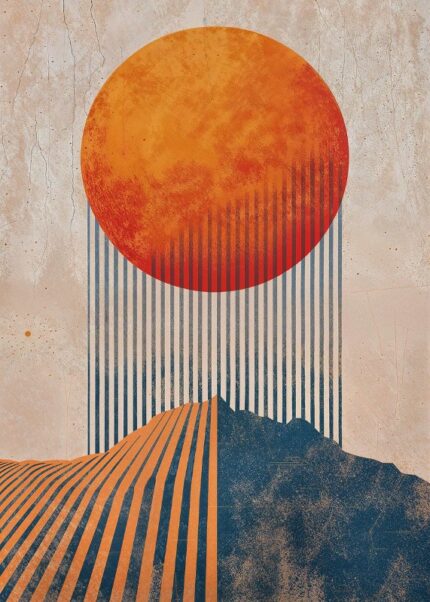 Orange Eclipse Poster