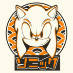 Orange Sonic Poster