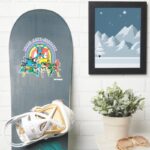 Original Justice League Peace Love Equality Sticker