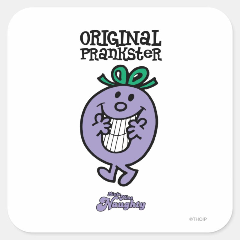 Original Prankster Square Sticker Original Prankster Square Sticker