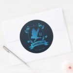 Ornate RAVENCLAW™ House Crest Classic Round Sticker