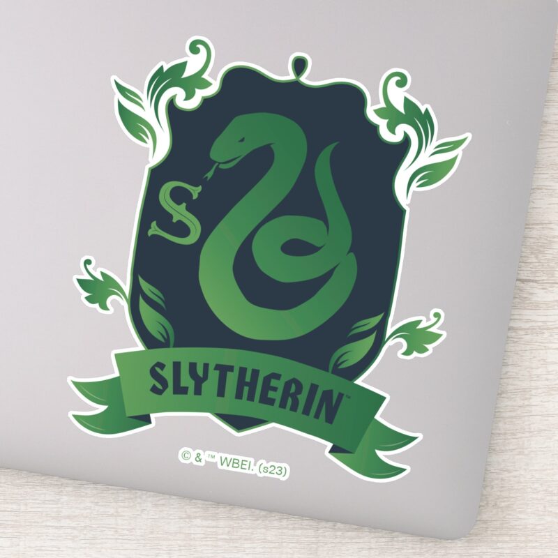 Ornate SLYTHERIN™ House Crest Sticker Ornate SLYTHERIN™ House Crest Sticker