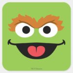 Oscar Face Art Square Sticker