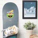 Oscar Smiling Face With Heart Shaped Eyes Sticker