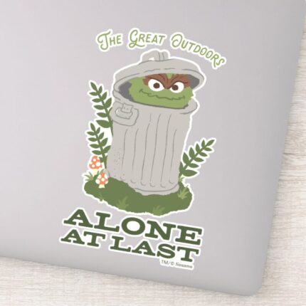 Oscar The Grouch The Great Outdoors Sticker