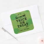 Oscar The Grouch Smell My Feet Square Sticker