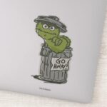 Oscar The Grouch Vintage Sticker