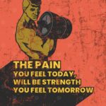 PAIN TODAY TO BE STRENGTH Poster