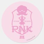 PYTHON NU KAPPA PNK CLASSIC ROUND STICKER