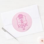 PYTHON NU KAPPA PNK CLASSIC ROUND STICKER