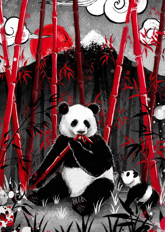 Panda Lunch Poster