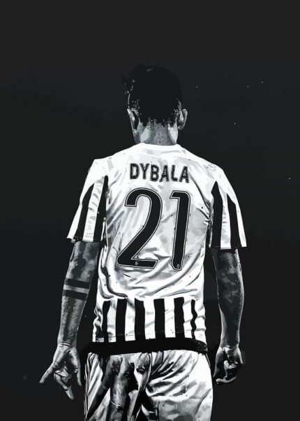 Paulo Dybala Football Poster