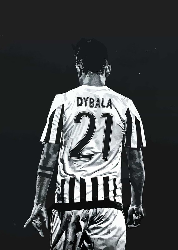 Paulo Dybala Football Poster