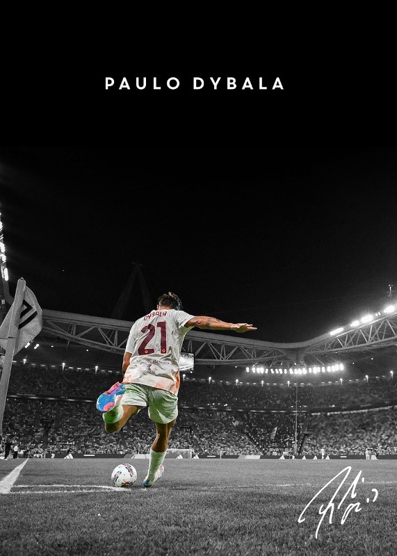 Paulo Dybala Soccer Poster