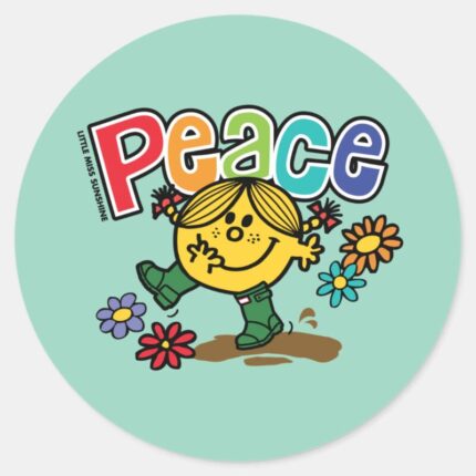 Peace Classic Round Sticker