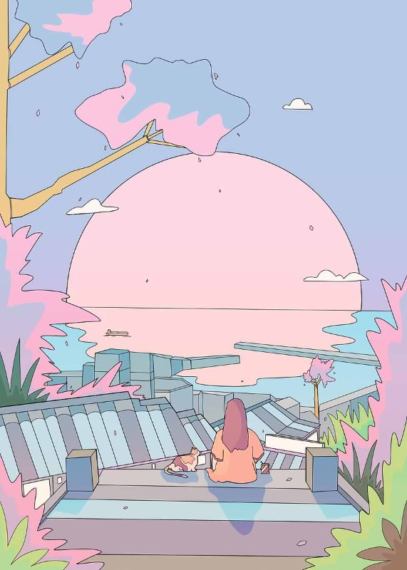 Peaceful Harbor Spring Vibes Poster