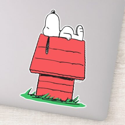 Peanuts Snoopy Dog House Sticker
