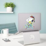 Peanuts Christmas Love And Lights Sticker