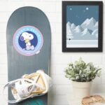 Peanuts Comfort Security Badge Blue Sticker