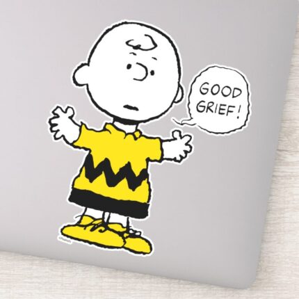 Peanuts Good Grief Charlie Brown Sticker